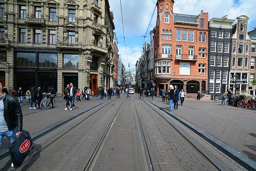 Leidsestraat vanaf Keizersgracht