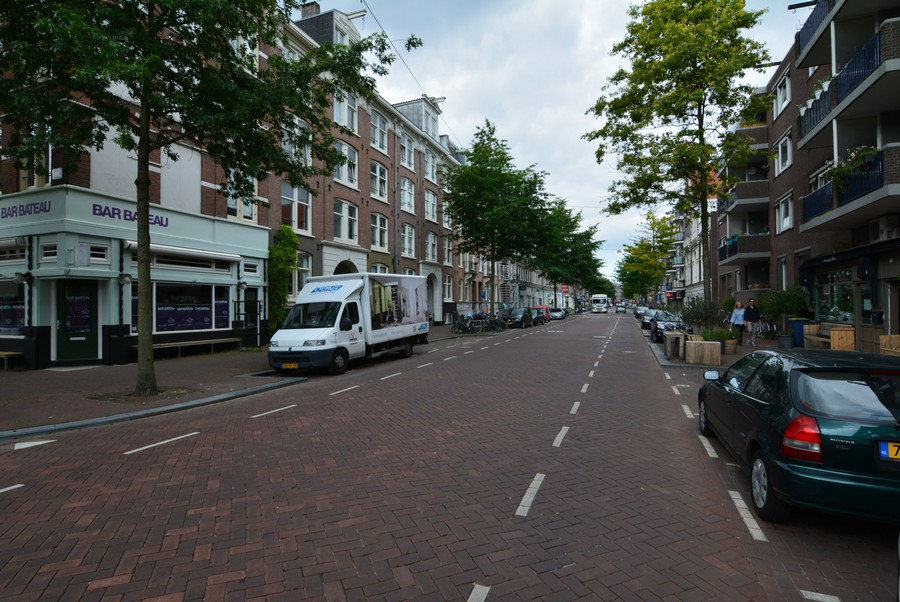 Spaarndammerstraat vanaf Zaandijkstraat