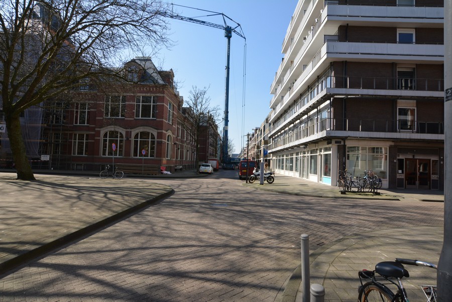Tweede Oosterparkstraat vanaf Eikenplein