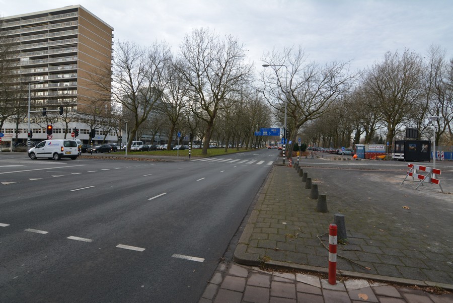 Europaboulevard vanaf Arent Janszoon Ernststraat
