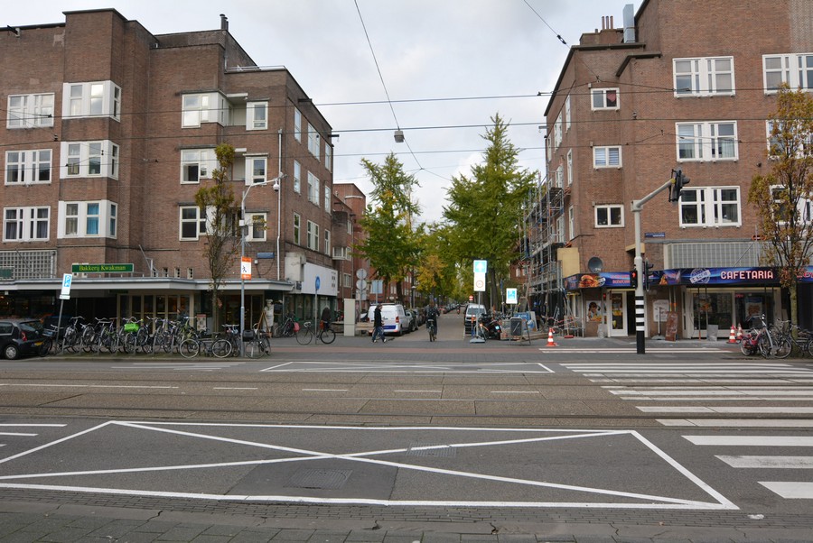 Vespuccistraat vanaf Jan Evertsenstraat
