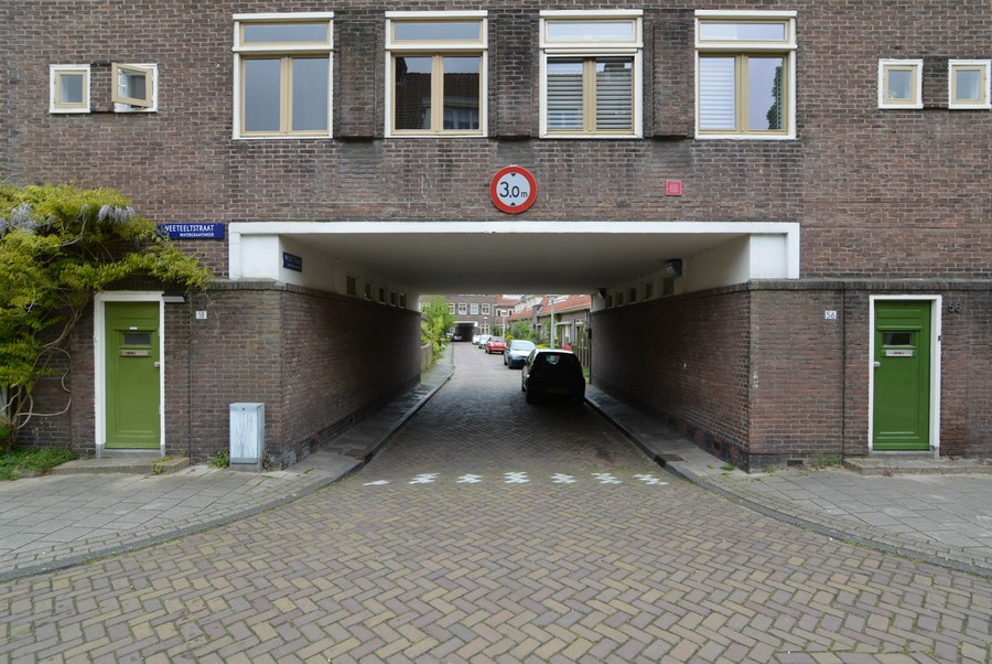 Weidestraat vanaf Veeteeltstraat